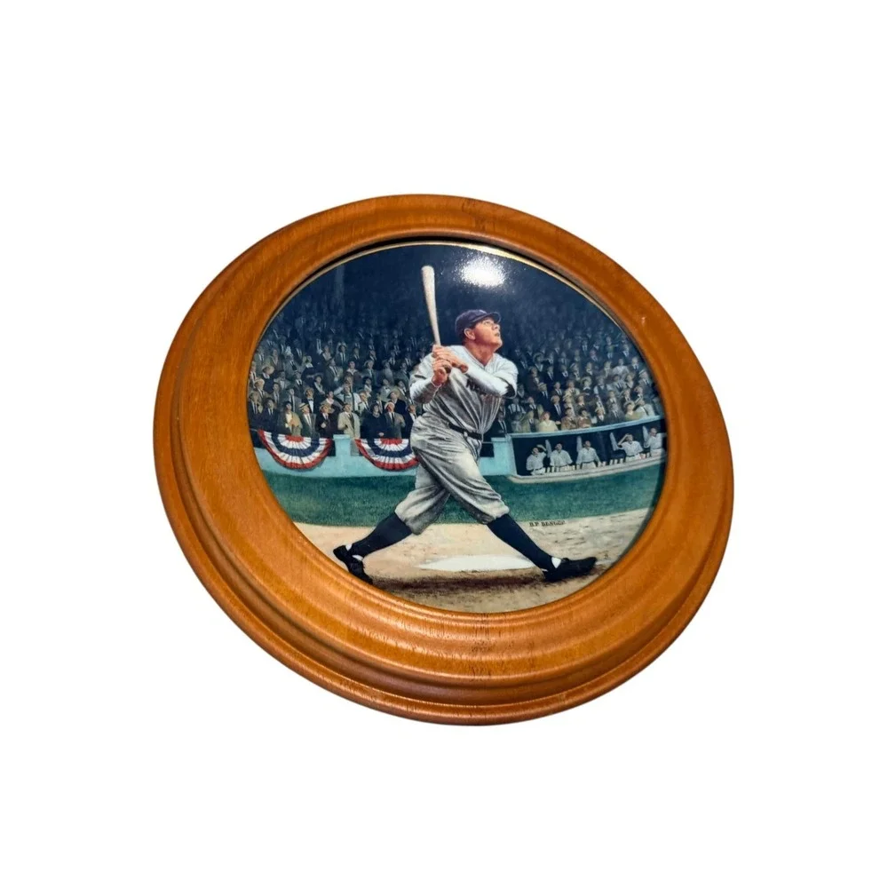 Bradford Exchange Legends of Baseball Collector Plates Mickey Mantle Ruth Gehrig